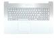 Клавиатура для ноутбука Asus (N750) Silver, с подсветкой (Light), (Silver TopCase), RU - фото 3, миниатюра