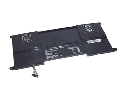 Аккумуляторная батарея для ноутбука Asus C23-UX21 UX21-2S3P 7.4V Black 4800mAh OEM