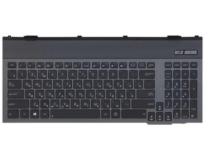 Клавиатура для ноутбука Asus G55, G55V, G55VW с подсветкой (Light), Black, (Black Frame) RU - фото 2