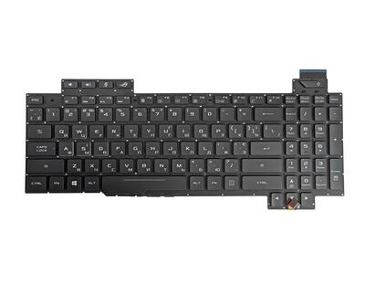 Клавиатура для ноутбука Asus ROG Strix GL503 с подсветкой (White Light), Black, (No Frame) RU