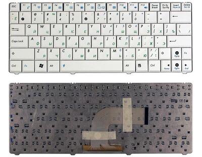 Клавиатура для ноутбука Asus EEE PC 1101 1101HA N10 N10E N10J White, RU