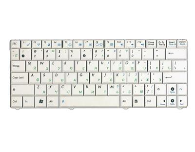 Клавиатура для ноутбука Asus EEE PC 1101 1101HA N10 N10E N10J White, RU - фото 2