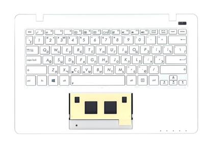 Клавиатура для ноутбука Asus (X200) White, (White TopCase), RU - фото 2
