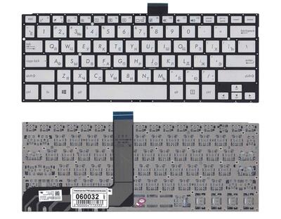 Клавиатура для ноутбука Asus (TP300) Silver, (No Frame) RU