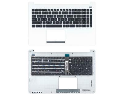 Клавиатура для ноутбука Asus (X502) Black, (White TopCase), RU