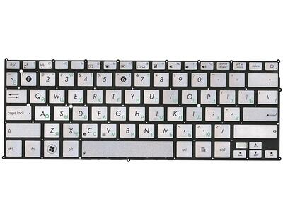 Клавиатура для ноутбука Asus Zenbook (UX21A, UX21E) Silver, (No Frame) RU - фото 2