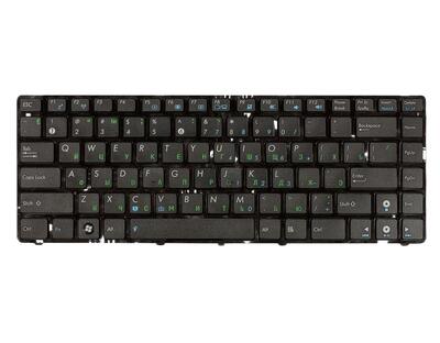 Клавиатура для ноутбука Asus (UL30, K42, K43, X42) с подсветкой (Light), Black, (Black Frame) RU - фото 2