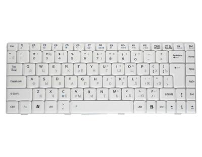 Клавиатура для ноутбука Asus (U3, F6, F9) White, RU (вертикальный энтер) - фото 2
