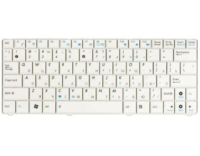 Клавиатура для ноутбука Asus N10, N10A, N10C, N10E, N10J, N10JC White, RU - фото 2