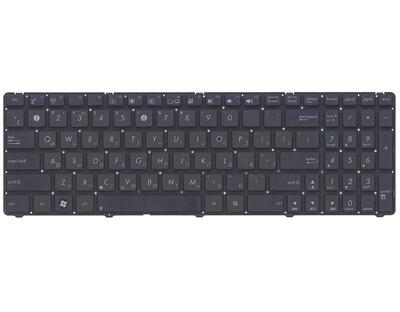 Клавиатура для ноутбука Asus (K50, K60, K70) Black, (No Frame) RU - фото 2