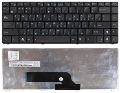 Клавиатура для ноутбука Asus (K40, K40AB, K40AC, K40AD, K40AF, K40AC) Black, RU