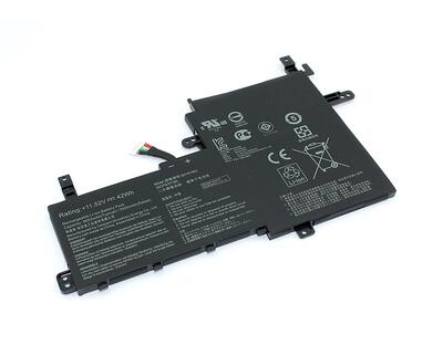 Аккумуляторная батарея для ноутбука Asus B31N1842 VivoBook S15 S531FA 11.52V Black 3653mAh OEM