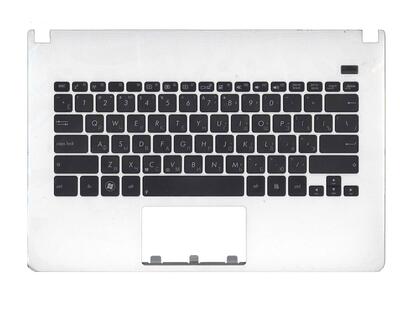 Клавиатура для ноутбука Asus (X301A) Black, (White TopCase), RU - фото 2
