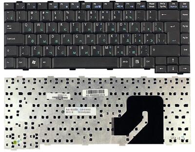 Клавиатура для ноутбука Asus (W2, W2000) Black, RU (вертикальный энтер)
