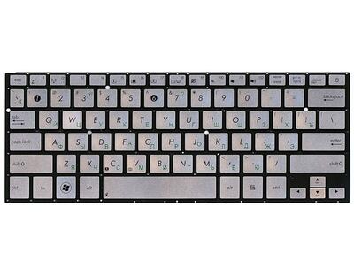 Клавиатура для ноутбука Asus (UX31E) Silver, (No Frame) RU - фото 2