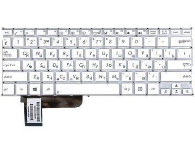 Клавиатура для ноутбука Asus VivoBook (X201E, S201, S201E, X201) White, (No Frame), RU - фото 2
