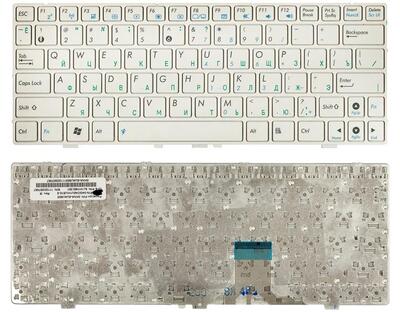 Клавиатура для ноутбука Asus EEE PC (1000H) White, (White Frame) RU