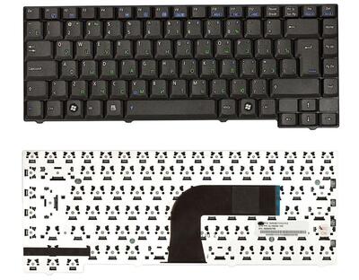 Клавиатура для ноутбука Asus EEE PC (A3A, A3E, A3H, A3L, A3G, A3V, A4, A7, F5R, F5L, M9, Z8, F5SV F5 G2K G2P G2PB G2PC G2S G2SG G2SV X50N X50R X50RL X50Z X50VL X51C X51H X59 X59L) Black, RU