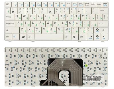 Клавиатура для ноутбука Asus EEE PC (90HA, 900SD, T91) White, RU