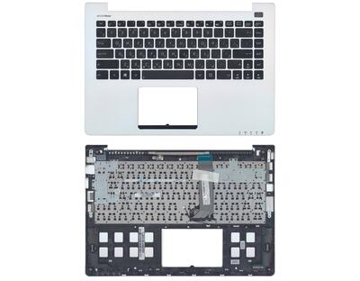 Клавиатура для ноутбука Asus VivoBook (S400CA) Black, (Silver TopCase), RU
