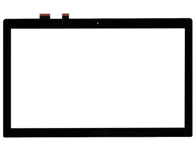 Тачскрин (Сенсорное стекло) для планшета Asus N550, Q550, Q501 черный