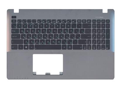 Клавиатура для ноутбука Asus (X550) Black, (Silver TopCase), RU - фото 2