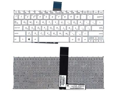 Клавиатура для ноутбука Asus F200CA, F200MA, X200LA, X200MA White, (No Frame) RU (горизонтальный энтер)
