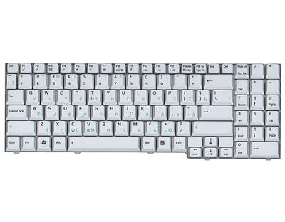 Клавиатура для ноутбука Asus (M50, M70, X70, X71, G50) Silver, RU - фото 2