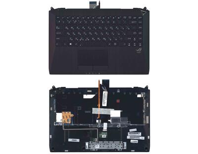 Клавиатура для ноутбука Asus (G46) с подсветкой (Light), Black, (Black Case) RU