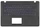 Клавиатура для ноутбука Asus (X751) Black, (Silver TopCase), RU - фото 2, миниатюра