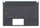 Клавиатура для ноутбука Asus (X401) Black, (Black TopCase), RU - фото 2, миниатюра