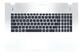 Клавиатура для ноутбука Asus (N76V) Black, с подсветкой (Light), (Silver TopCase), RU - фото 2, миниатюра