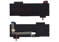 Купить Клавиатура для ноутбука Asus (FX503) Black с красной подсветкой (Light), RU