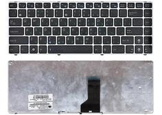 Купить Клавиатура для ноутбука Asus (UL30, K42, K43, X42) Black, (Silver Frame) RU