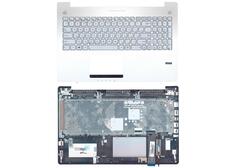 Купить Клавиатура для ноутбука Asus (N550), Silver, с подсветкой (Light), (Silver TopCase), RU