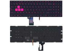 Купить Клавиатура для ноутбука Asus ROG (GL502VM) с подсветкой (Light), Black, (No Frame) RU