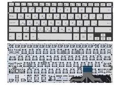 Купить Клавиатура для ноутбука Asus ZenBook UX301 с подсветкой (Light), Silver, (No Frame) RU