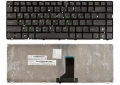 Купить Клавиатура для ноутбука Asus (UL30, K42, K43, X42) с подсветкой (Light), Black, (Black Frame) RU