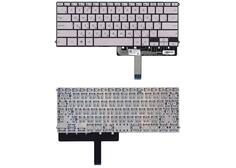 Купить Клавиатура для ноутбука Asus ZenBook 3 Deluxe (UX490UA) Silver с подсветкой (Light), (No Frame) RU